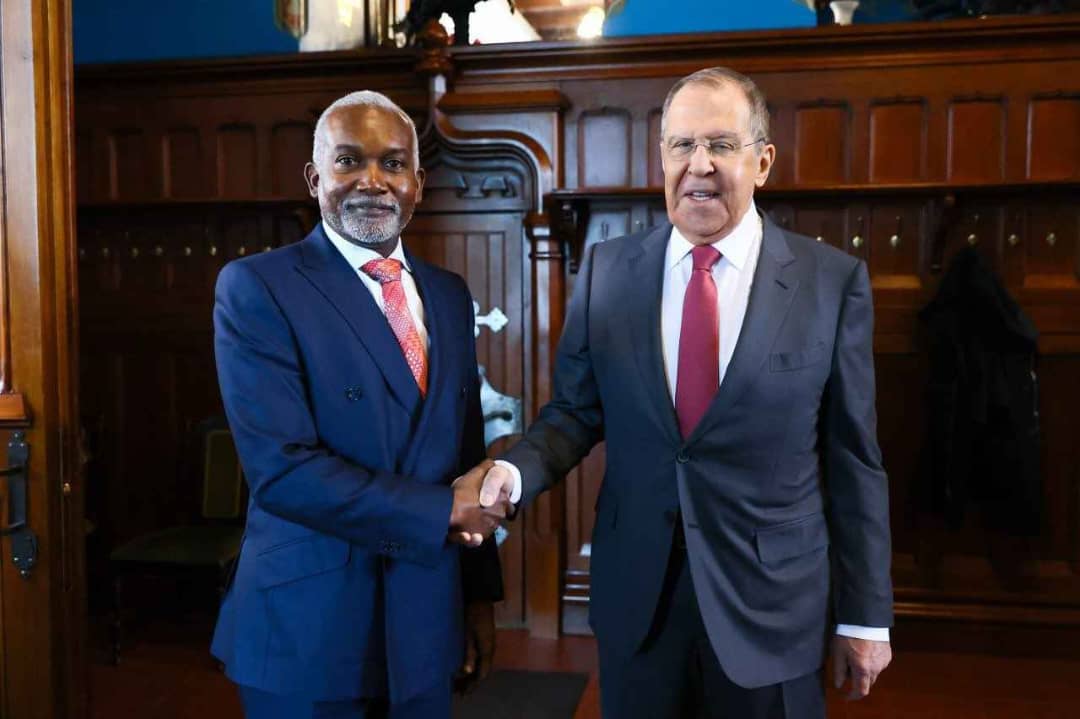 Foreign Minister Yusuf Tuggar and Sergey Lavrov